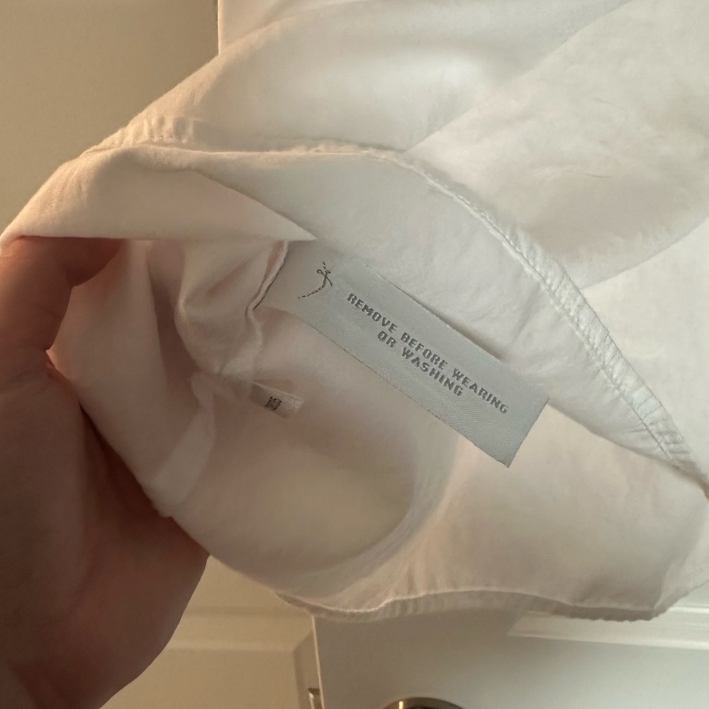 Ann Taylor Loft Medium White Blouse - Picture 7 of 9